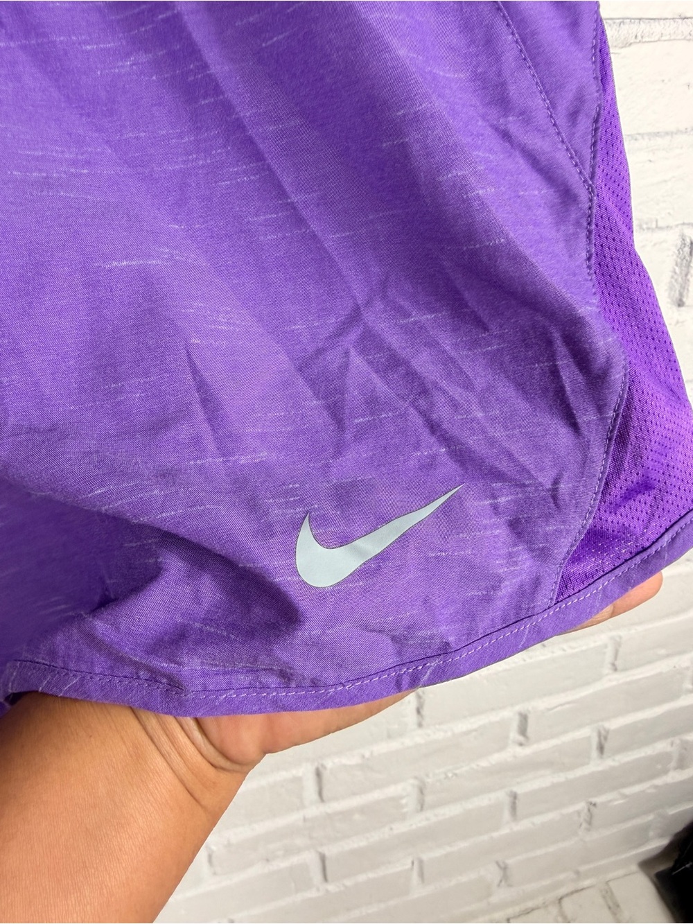 Nike Dri-FIT Purple Running Shorts Medium Athletic Lined Activewear NWT - Picture 2 of 8